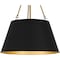 Quoizel Aberdale 4-Light Matte Black Pendant QP5597MBK - alternate 2